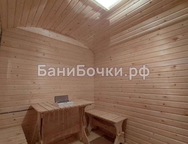 Каркасная баня «Округлая» с душем №21088 фото 6