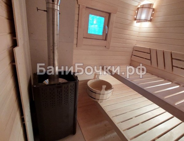Каркасная баня «Округлая» с душем №22097 фото 5