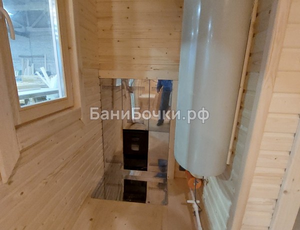 Каркасная баня «Округлая» с душем №220152 фото 9