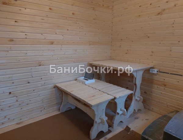 Мобильная каркасная баня 6м с душем №82189 [на продажу] фото 10