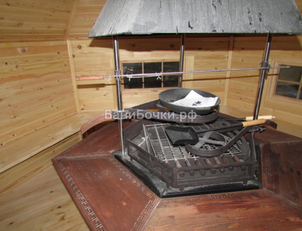 Гриль-домик с баней под одной крышей фото 8
